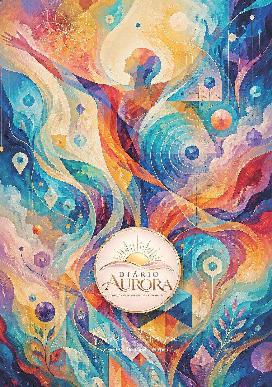 Capa do Diário Aurora com arte colorida